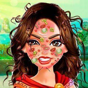 Star Character Facial Care Game