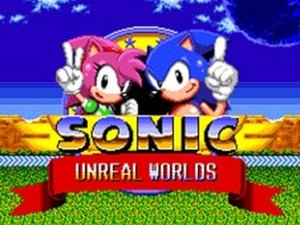 Sonic Unreal Worlds Online Arcade Game