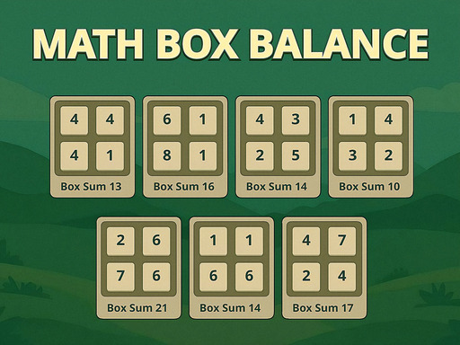 Number Balance Puzzle