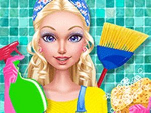 Fashion Doll House Cleanup Game Cleaning Game