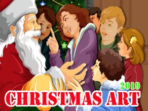 Christmas Art 2019 Puzzle Game - Jigsaw Puzzle Game