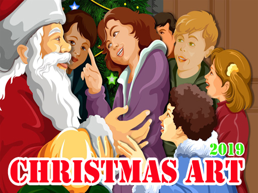 Christmas Art Puzzle Game