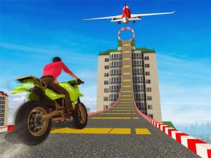 Sky Bike Stunt 3D Racing Arcade Game