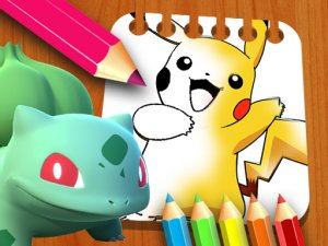 Pokemon Coloring Book Online Game for Kids - Coloring Game