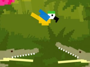 Blocky Bird Online Arcade Game