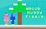 Noob Huggy Kissiy: Jungle Survival Adventure Online Game