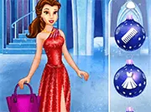 Princesses New Year Ball Dress-Up Online Dress-Up Game